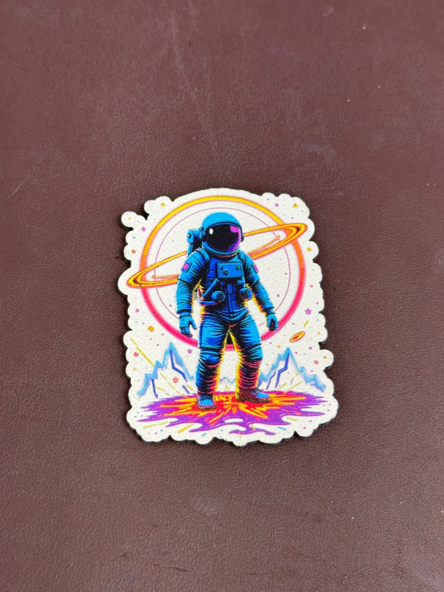 Neon Astronaut UV Printed Patches - Soda City Hat Co