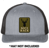 Nice Rack UV Printed Hat Patch - Soda City Hat Co