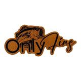 OnlyFish Acrylic Patch - Custom Patches - Soda City Hat Co