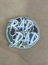 Rad Dad Camo UV Printed Hat Patch - Soda City Hat Co