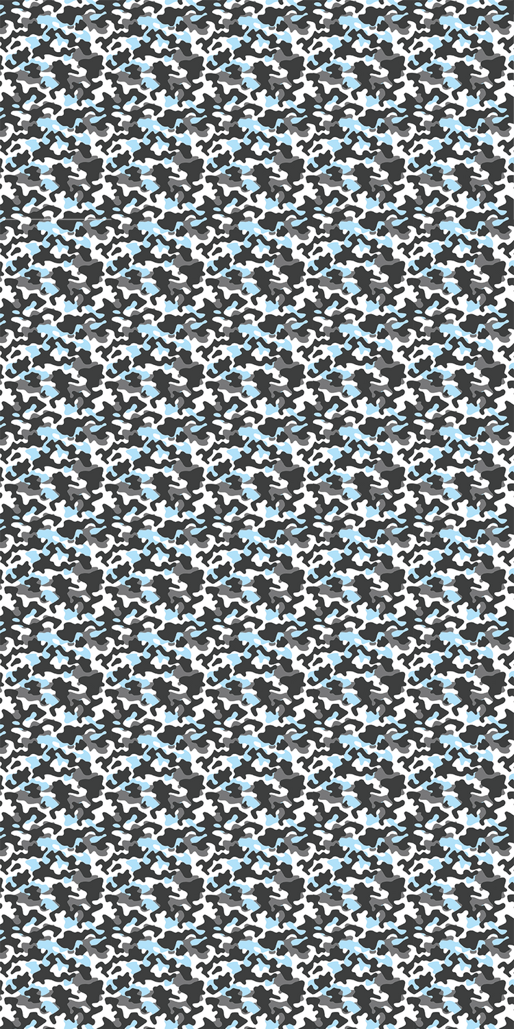 Snow Camo Design - 12" x 24" Sheet textured material pattern