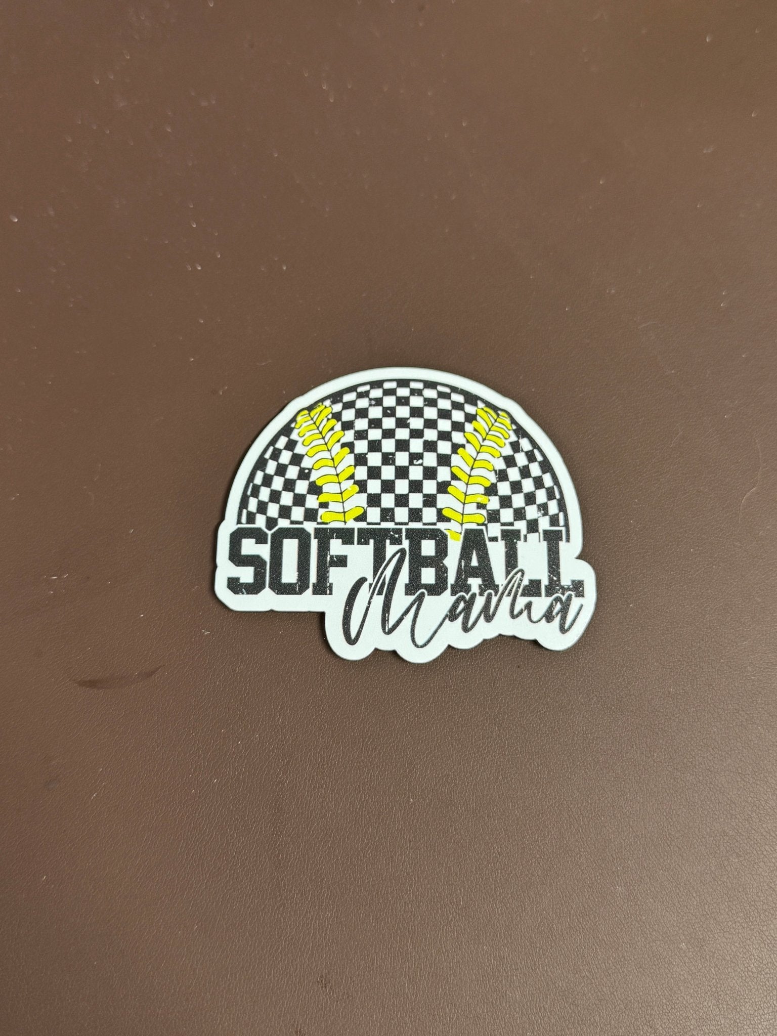 Softball Mama Checker UV Printed Patch - Soda City Hat Co