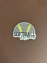 Softball Mama Checker UV Printed Patch - Soda City Hat Co
