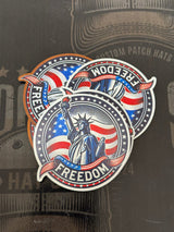 Statue of Liberty Freedom UV Printed Patch - Soda City Hat Co