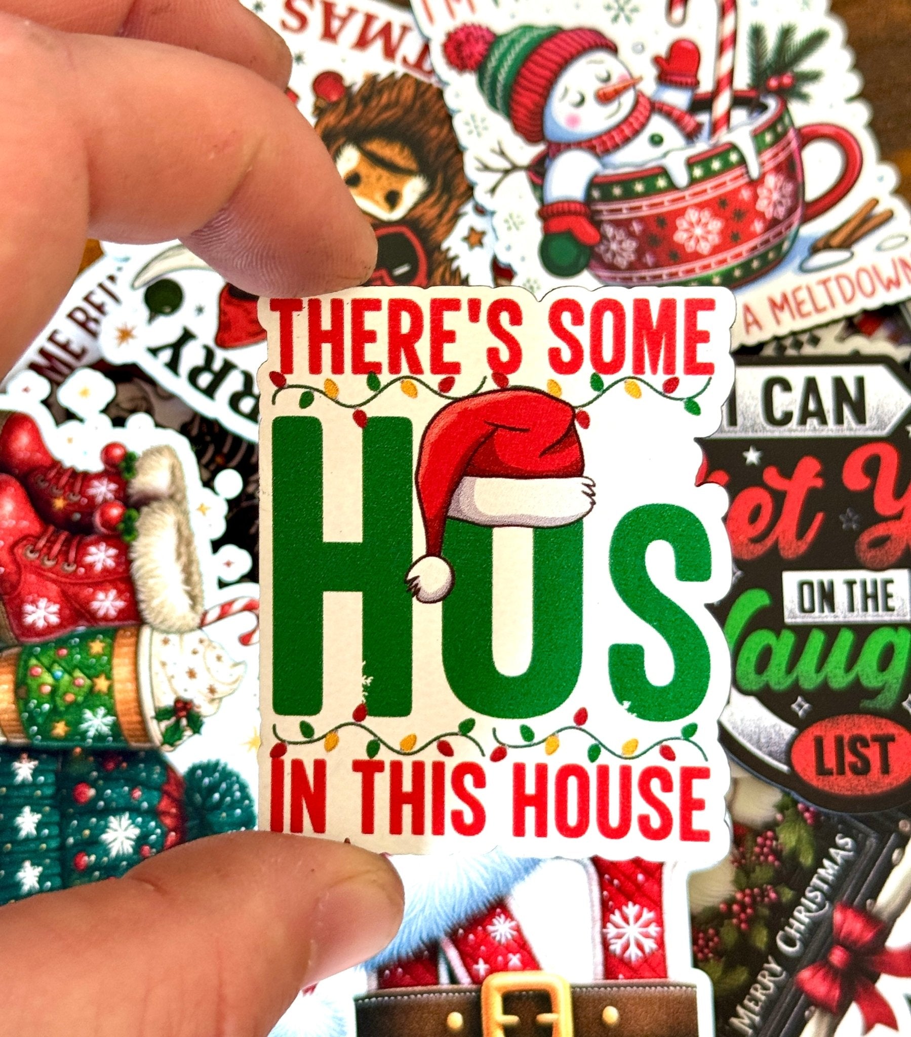 There's Some Ho's In This House UV Printed Hat Patch - Soda City Hat Co