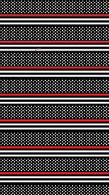 Thin Red Line Flag - 12" x 24" Sheet - Soda City Hat Co