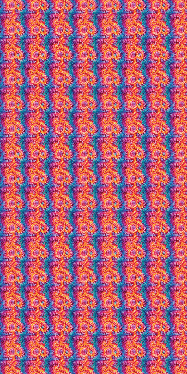 Tie Dye Design 1 - 12" x 24" Sheet textured material pattern