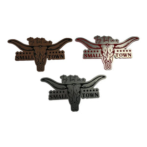 Try That In A Small Town Acrylic Patch - Custom Patches - Soda City Hat Co