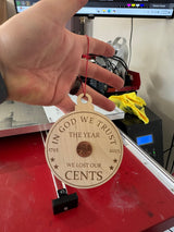 We Lost Our Cents Ornament - Soda City Hat Co