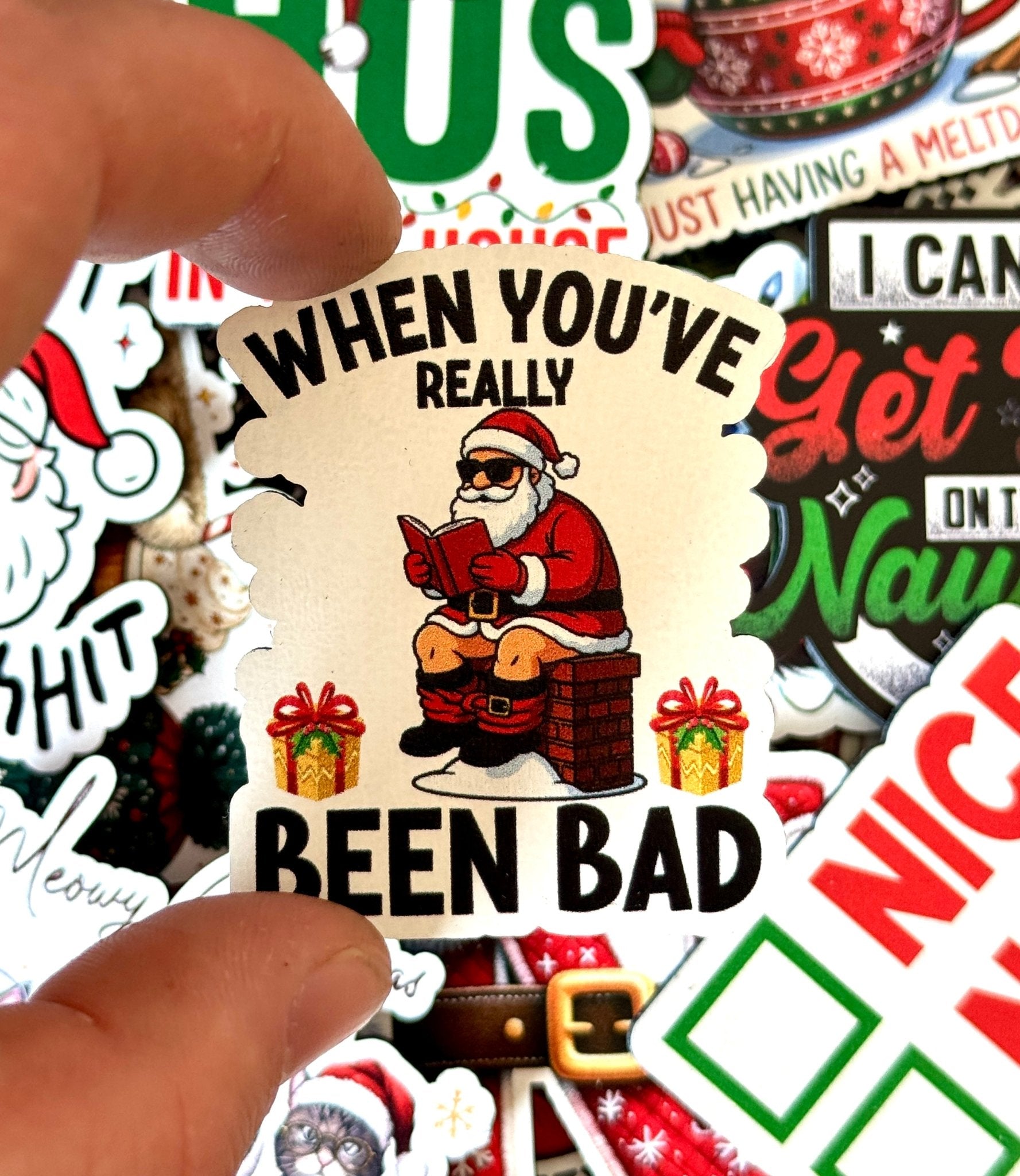 When You've Been Bad UV Printed Hat Patch - Soda City Hat Co